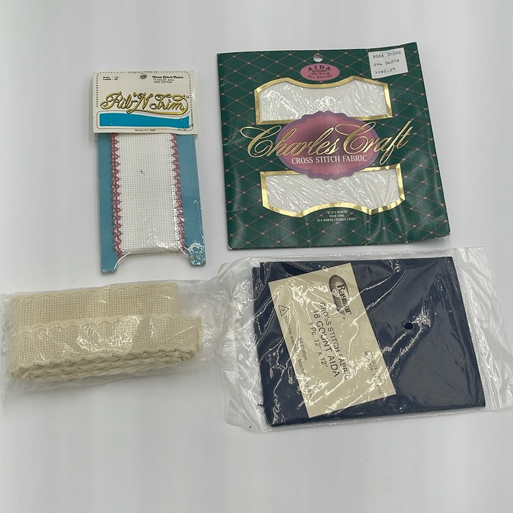 Cross Stitch 4 Piece Bundle